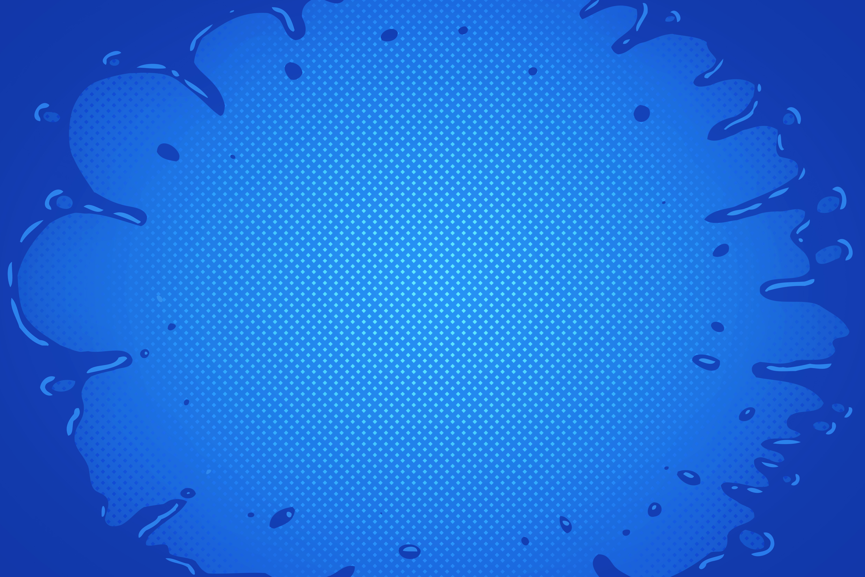 Comics Blue Background - Halftones